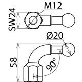 Dehn + Söhne KFP 20 W90 M12