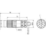 Euchner C-M23F19-19XDIFPU20,0-MA-092726