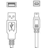 Leuze electronic KB USB A - USB miniB