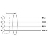 Phoenix Contact SAC-4P-FSS/10,0-PUR PE SH SCO