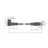 Turck WKC5T-P7X3-2-RSC5T/TEL