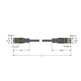 Turck RKC5T-0.6-RSC5T/TEL