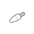 Keyence OP-80228 Contact, Fluoroplastic Type