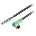 Keyence OP-87587 Oil-resistant Power Cable, L-shaped, 5 m
