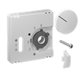 Alre JZ-038.101 Cover set for room thermostat RTBSU, 55×55, pure white (RAL9010), matt