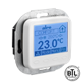 Alre KTRBUu217.456#28 BACnet room controller flush-mounted, 230V AC, cover fits BUSCH-JAEGER Reflex SI/SI Linear, pure white, gloss