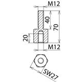 Dehn + Söhne AS SCHR M12 M12 40