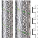 Flexa SPR-EDU-AS, Stahl verzinkt AD 19, 15 x 19 mm