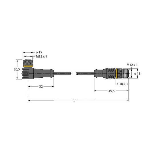 Turck WKC4T-P7X2-0.3-RSC4T/TXL Turkiye
