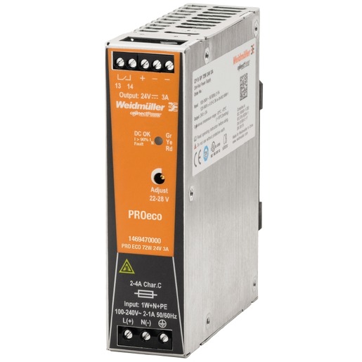 Weidmüller PRO ECO 72W 24V 3A Turkiye