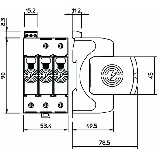 OBO Bettermann V20-2+NPE+FS-150 Turkiye