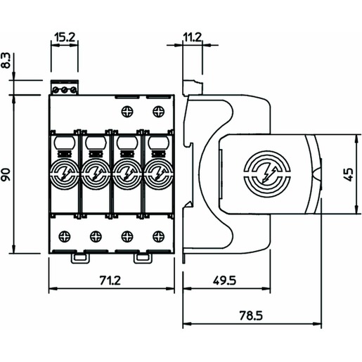 OBO Bettermann V20-3+NPE+FS-320 Turkiye