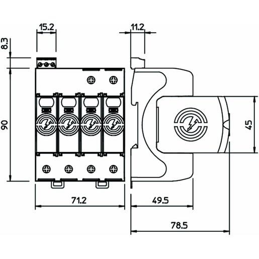 OBO Bettermann V50-3+NPE+FS-320 Turkiye