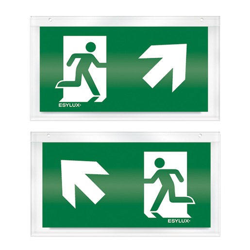 Esylux SLD Piktogramm-Scheibe zweis. o. rechts/o. links Turkiye