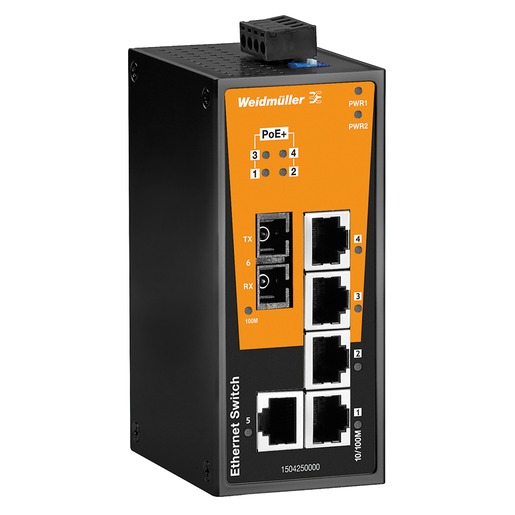 Weidmüller IE-SW-BL06-1TX-4POE-1SC Turkiye
