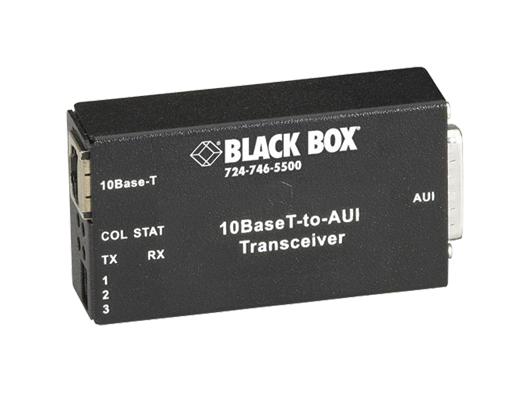 Black Box LE180A  10BASE-T to AUI Alıcı Verici Turkiye