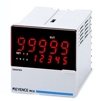 Keyence RC2-21K 72-mm□ 5-digit 7-segment LED, One-stage Preset, AC Power Supply Turkiye