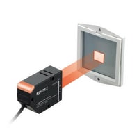 Keyence LV-S63 Sensor head, Retro-reflective, Long-distance transparent object Turkiye