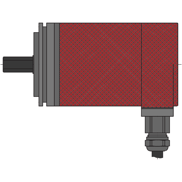 TR Electronic CEV65M-01976 CEV-65M 4096/4096 PB ZB50 12FL24 3xPG9 Turkiye