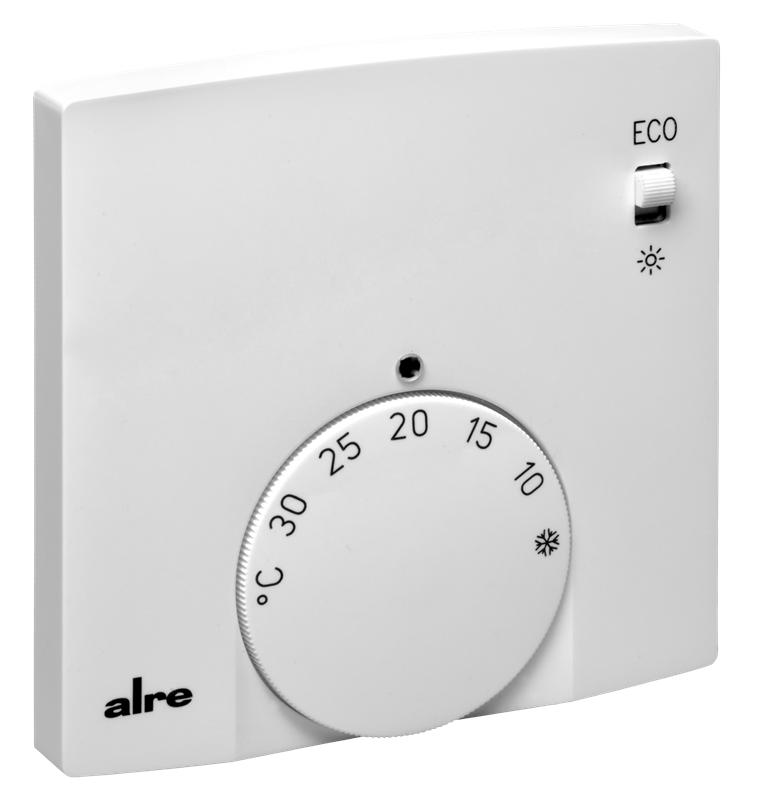 Alre FTRFB-280.120 Wireless room temperature sensor, surface-mounted super flat, setpoint adjuster, comfort/eco switch Turkiye