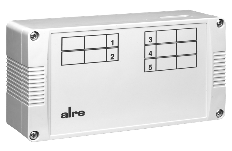 Alre VOORL-215.053 Terminal strip, H/C changeover via external contact, pump logic, max 5 room thermostats and 20 valve actuators, IP20 Turkiye