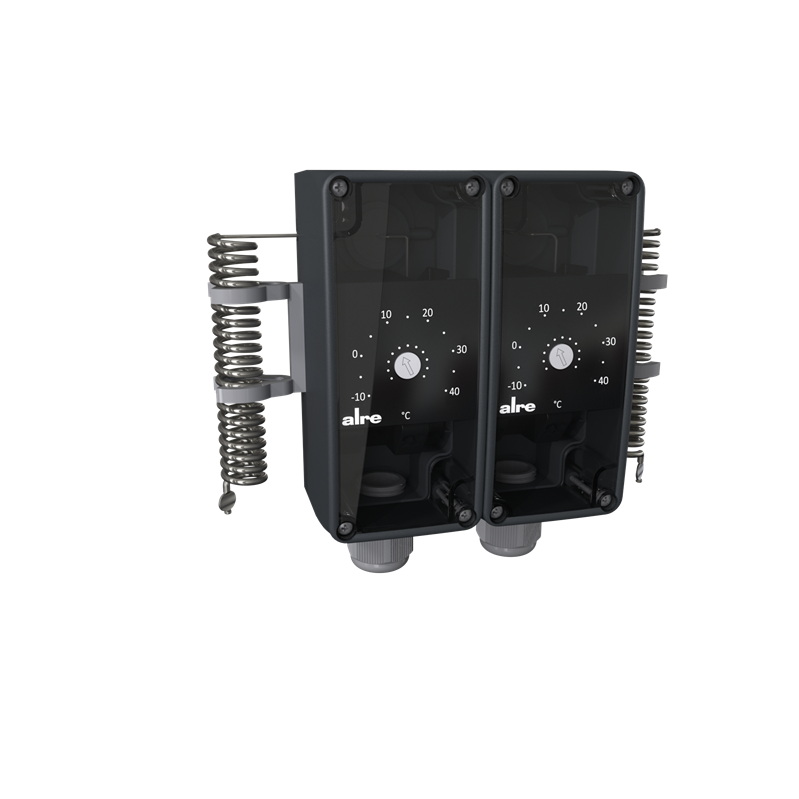Alre RTKSA-114.110 Control room double thermostat, 2x 0…50…°C, 2x TW, 2x internal setting Turkiye