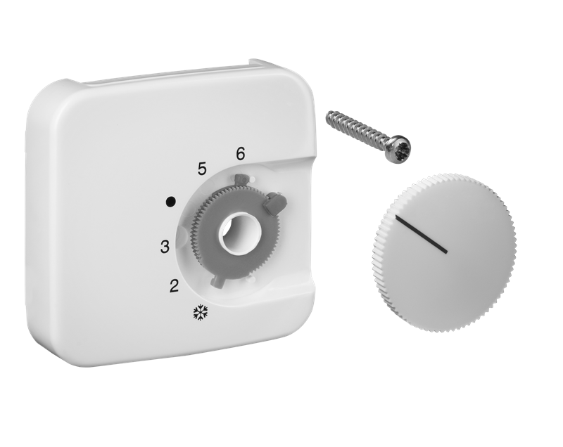 Alre JZ-001.210/BJ Cover set for room thermostat RTBSU/FTR, BUSCH-JAEGER Duro 2000 SI/SI linear pearl white (similar to 1013), gloss Turkiye