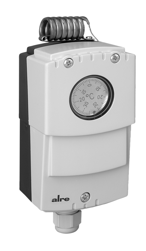 Alre JET-120 RF Temperature controller, wall mounting, 0…60…°C, adjustable hysteresis 220K, internal setting Turkiye