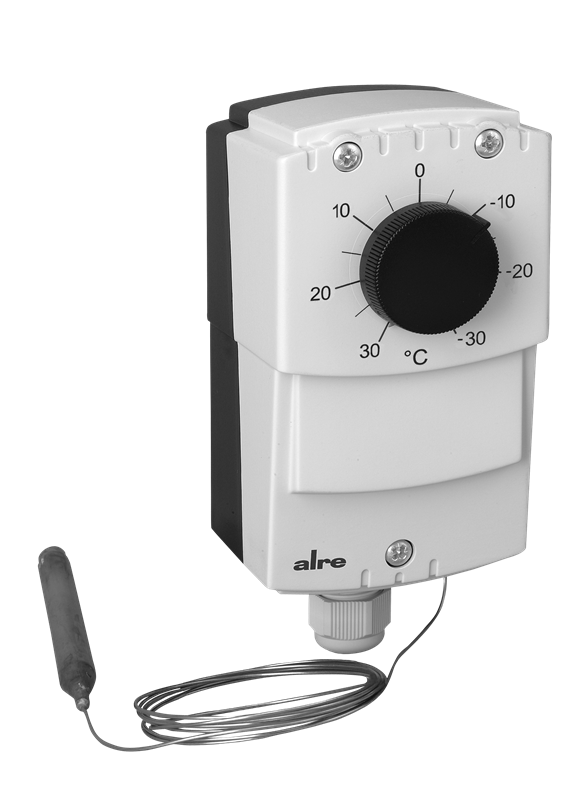 Alre JET-110 X Capillary thermostat, wall mounting, -35…+30…°C, adjustable hysteresis 220K, external setting, capillary length 18m Turkiye