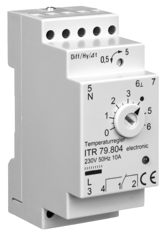 Alre ITR 79.804 Temperature controller for standard rail mounting, 0…60…°C Turkiye