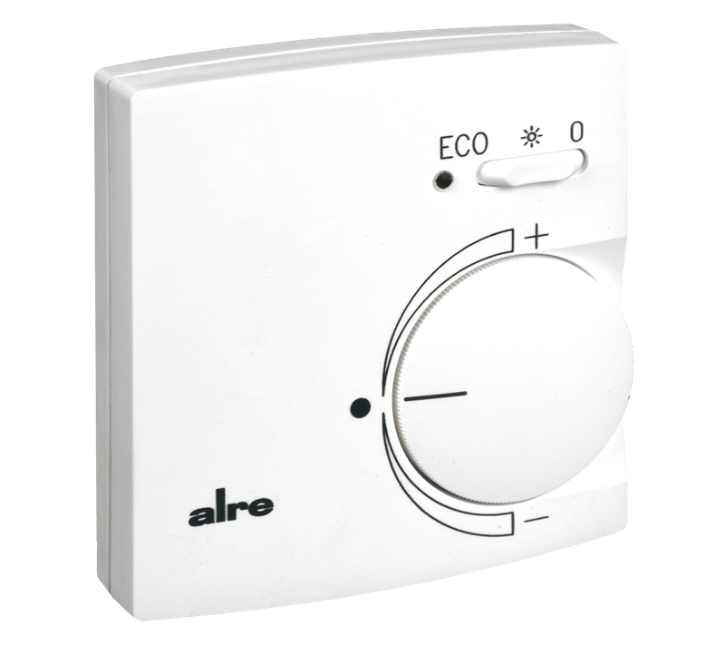 Alre KTRRB-052.245 Room thermostat for cooling ceilings, surface-mounted, 24V AC/V DC, 2-/4-pipe, off/comfort/ECO switch Turkiye
