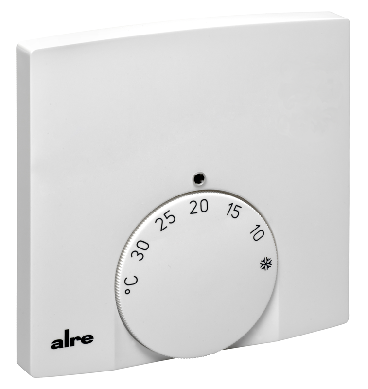 Alre KTRTB-251.108 Room thermostat, heating/cooling, surface-mounted super flat, 24V AC, silent (Triac) Turkiye