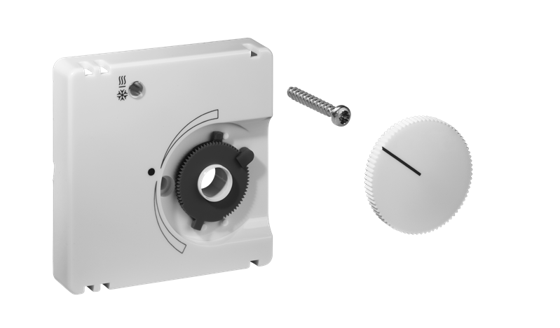 Alre JZ-008.001 Cover set for room thermostat for cooling ceilings KTRRU-052244, 50×50, pure white (RAL9010), matt Turkiye