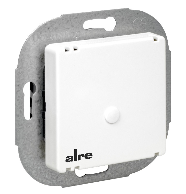 Alre FUFP 1000-0000 Room temperature sensor, PT1000, flush-mounted, cover 50x50mm, pure white gloss Turkiye