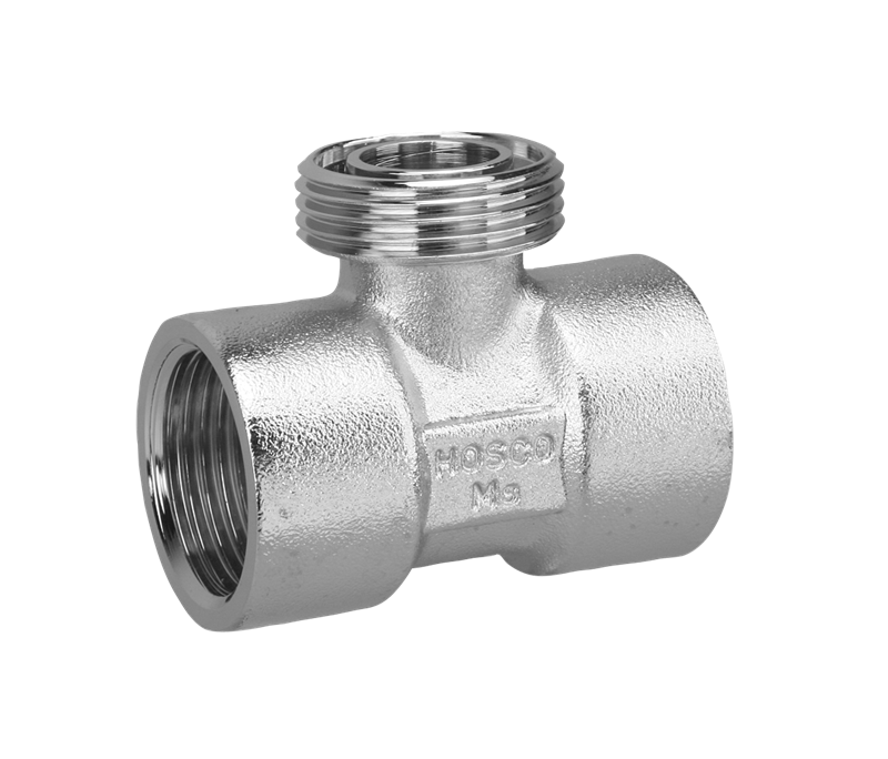 Alre T-Stück 1/2″ T-piece 1/2″ for JSW-1/2, nickel-plated brass Turkiye