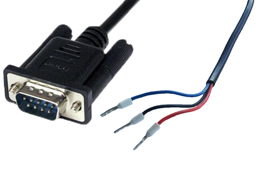 Seneca CS-DB9M-TIP-V RS485 serial cable (DB9M / test leads) for connection with VISUAL HMI with DB9F socket Turkiye