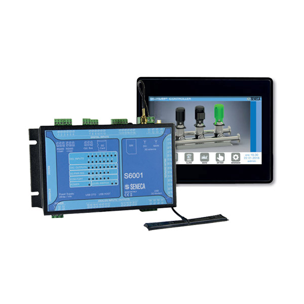 Seneca S6001 PUMP CONTROLLER (3G+ modem) IEC 61131 controller + 7