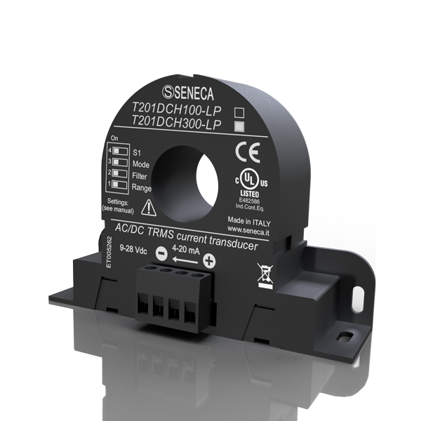 Seneca T201DCH300-LP AC/DC contactless TRMS current (± 300 A) transducer, Hall Effect with 420 mA AO Turkiye