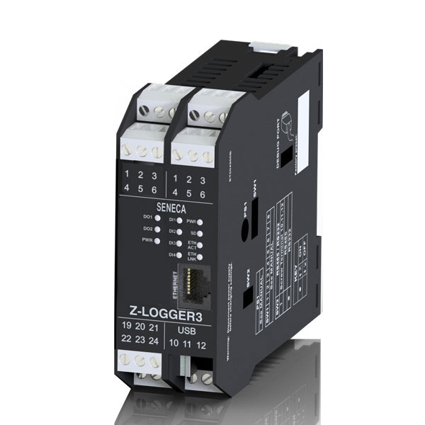 Seneca Z-LOGGER3 Datalogger with built-in and expandable I/Os, logic functions, remote control and alarm management Turkiye