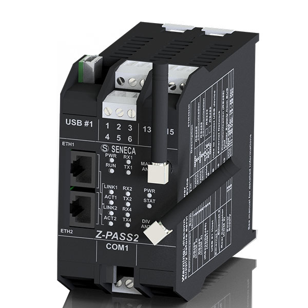 Seneca Z-PASS2-S-0 Energy Controller unit IEC 61131, Straton IDE and 3G+/ETH VPN routing for energy protocols (product rev up to 12/2016) Turkiye