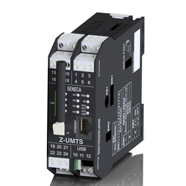 Seneca Z-UMTS (prod. pre 03/2019) HSPA+ datalogger with built-in I/O's, telecontrol functions and advanced programming language Turkiye