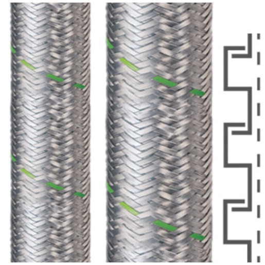 Flexa SPR-EDU-AS, Stahl verzinkt AD 19, 15 x 19 mm Turkiye