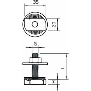 OBO Bettermann HKF22 M10x30 G