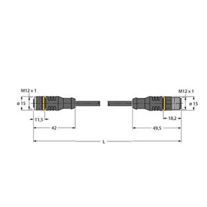 Turck RKC4.4T-0.6-RSC4.4T/TXL