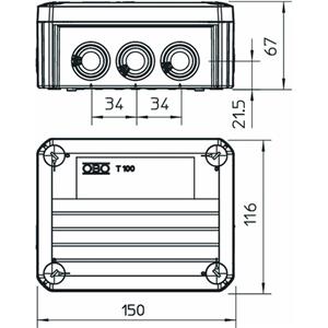 OBO Bettermann T 100 ED 6-5