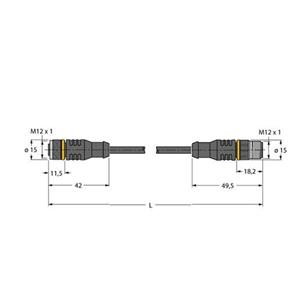 Turck RKC4.4T-0.3-RSC4.4T/TXL