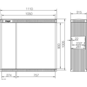 Hager ZAL102V