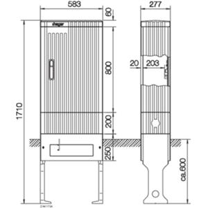 Hager ZAK175A