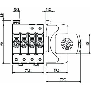 OBO Bettermann V50-3+NPE+FS-320 Turkiye