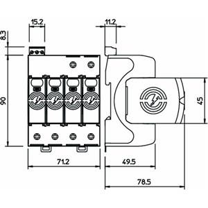 OBO Bettermann V20-4+FS-280